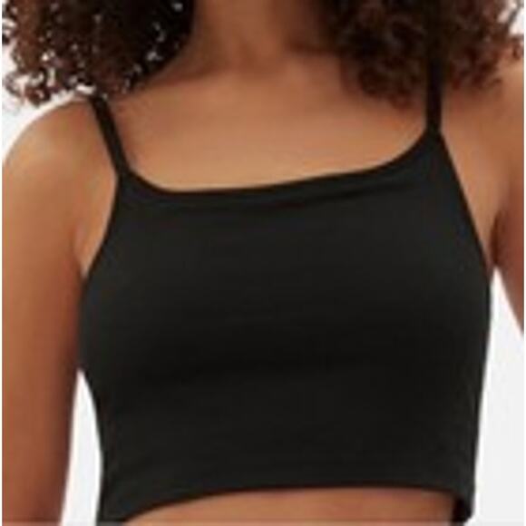 GAP Other - Gap Body Bralette XS Black Cotton Rib Lounge Athleisure Stretch NEW NWT